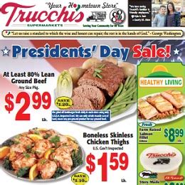 trucchi's flyer for.